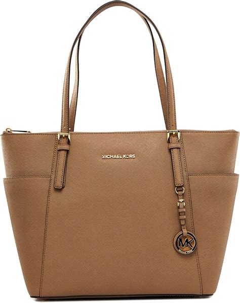 michael kors jet set travel shoulder bag|Michael Kors saffiano jet set.